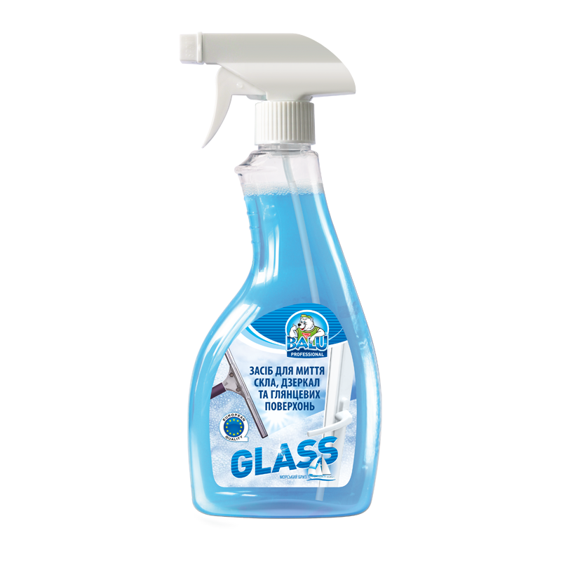 Засіб для миття скла, дзеркал та глянцевих поверхонь BALU® GLASS